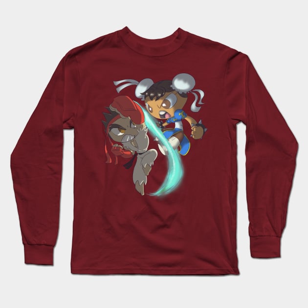 Ryu and Chun Long Sleeve T-Shirt by BrightBoyToons